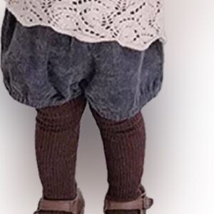 New toddler girl’s corduroy shorts dark gray 2T